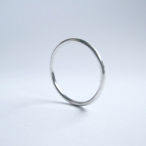Ezüst karikagyűrű 925-ös sterling ezüstből - esküvő - ékszer - karikagyűrű - Meska.hu