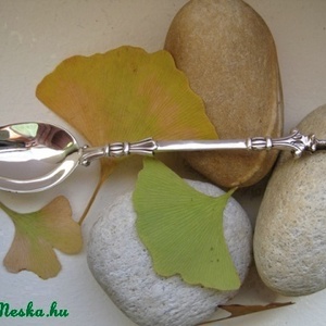 Gólyás ezüst kanál keresztelőre vagy babaszületéskor -  - Meska.hu