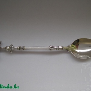 Gólyás ezüst kanál keresztelőre vagy babaszületéskor -  - Meska.hu