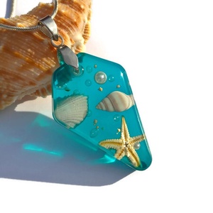 Tenger kincsei nyaklánc IV. - ékszer - nyaklánc - medálos nyaklánc - Meska.hu Tenger kincsei nyaklánc IV. - ékszer - nyaklánc - medálos nyaklánc - Meska.hu