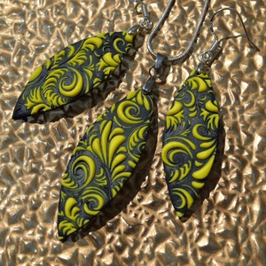 Mintás napsárga-fekete polymer clay ékszerszett - ékszer - ékszerszett - Meska.hu Mintás napsárga-fekete polymer clay ékszerszett - ékszer - ékszerszett - Meska.hu
