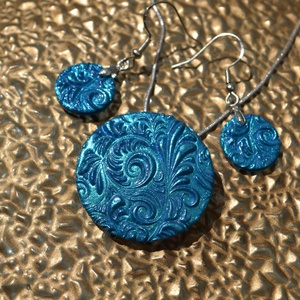 Mintás csillámló kék polymer clay ékszerszett - ékszer - ékszerszett - Meska.hu Mintás csillámló kék polymer clay ékszerszett - ékszer - ékszerszett - Meska.hu