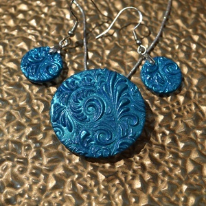Mintás csillámló kék polymer clay ékszerszett - ékszer - ékszerszett - Meska.hu Mintás csillámló kék polymer clay ékszerszett - ékszer - ékszerszett - Meska.hu