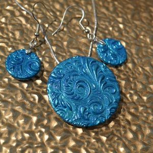 Mintás csillámló kék polymer clay ékszerszett - ékszer - ékszerszett - Meska.hu Mintás csillámló kék polymer clay ékszerszett - ékszer - ékszerszett - Meska.hu