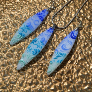 Színátmenetes polymer clay ékszerszett - ékszer - ékszerszett - Meska.hu