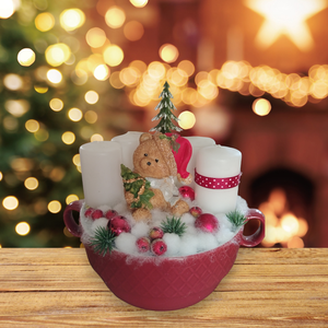 Macis adventi tálka - választható gyertya szín - karácsony - adventi díszek - adventi asztaldísz - Meska.hu