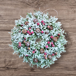 Havas tuja kopogtató - karácsony - adventi díszek - adventi ajtódísz - Meska.hu