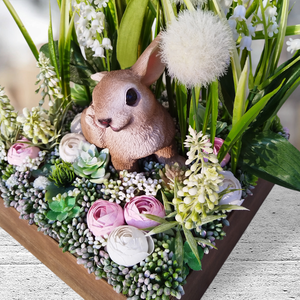 Tulipános tavaszváró asztaldísz - Meska.hu