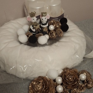 DIY - Fekete-fehér-arany advent a királyi párral - Most olcsóbb - diy (csináld magad) - egységcsomag - Meska.hu