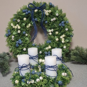 Adventi szett, kék  - Meska.hu