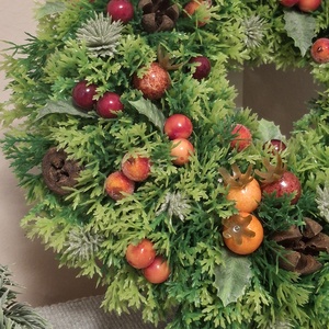 Kora téli kopogtató  - karácsony - adventi díszek - adventi ajtódísz - Meska.hu