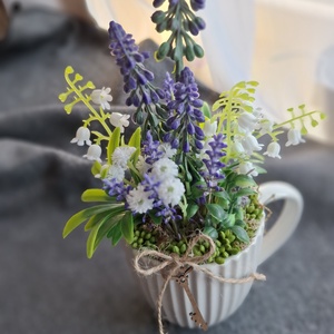 Gyöngyikés tavasz - otthon & életmód - dekoráció - asztal és polc dekoráció - asztaldísz - Meska.hu