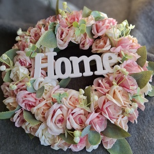 HOME Csuparózsa kopogtató  - otthon & életmód - dekoráció - ajtó- és ablak dekoráció - ajtódísz & kopogtató - Meska.hu