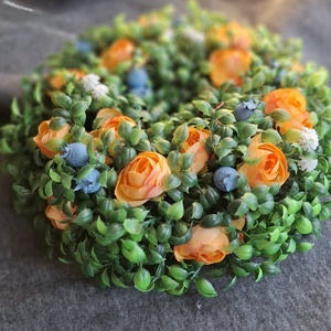 Kis begóniás pletyka kopogtató , Otthon & Életmód, Dekoráció, Ajtó- és ablak dekoráció, Ajtódísz & Kopogtató, Mindenmás, MESKA