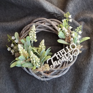 Gyöngyikés kis ajtódísz  - otthon & életmód - dekoráció - ajtó- és ablak dekoráció - ajtódísz & kopogtató - Meska.hu