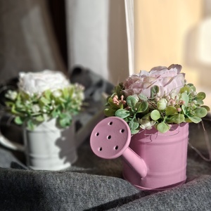 Virágos locsolókanna - otthon & életmód - dekoráció - asztal és polc dekoráció - asztaldísz - Meska.hu