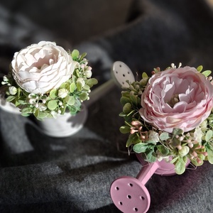 Virágos locsolókanna, Otthon & Életmód, Dekoráció, Asztal és polc dekoráció, Asztaldísz, Mindenmás, MESKA