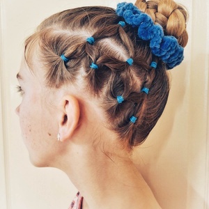 Horgolt hajgumi, scrunchie - ruha & divat - hajdísz & hajcsat - hajráf & hajpánt - Meska.hu