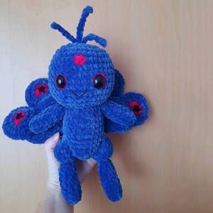 Horgolt Duusu páva kwami figura  - játék & sport - plüssállat & játékfigura - madár - Meska.hu