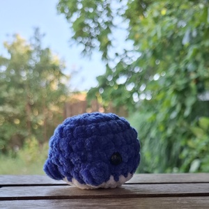 Horgolt plüss mini marok bálna - játék & sport - plüssállat & játékfigura - más figura - Meska.hu