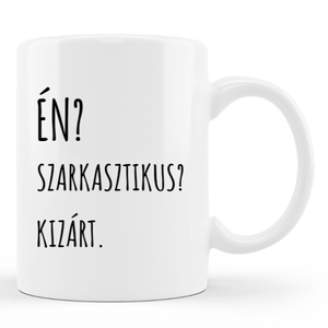 Én szarkasztikus, Otthon & Életmód, Konyhafelszerelés, tálalás, Tálalás, Bögre & Csésze, Mindenmás, MESKA