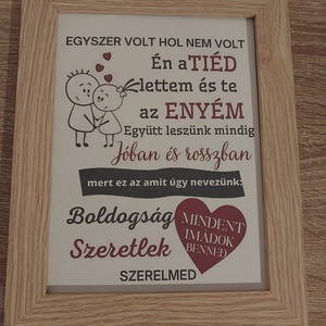 Egyszer volt ...fa képkeret, Otthon & Életmód, Dekoráció, Kép & Falikép, Képkeret, Mindenmás, MESKA