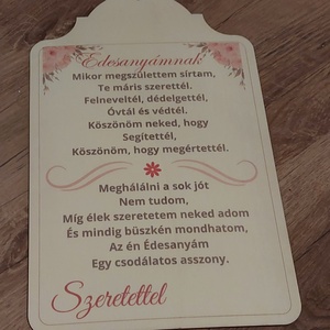 Édesanyámnak...western tábla, Otthon & Életmód, Dekoráció, Kép & Falikép, Táblakép, Mindenmás, MESKA