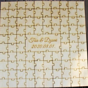 Puzzle vendégkönyv, Esküvő, Emlék & Ajándék, Vendégkönyv, Mindenmás, MESKA