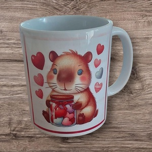Capybara... fehér bögre, Otthon & Életmód, Konyhafelszerelés, tálalás, Tálalás, Bögre & Csésze, Mindenmás, MESKA