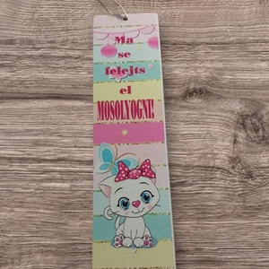 Ma se! cicás könyvjelző - Meska.hu