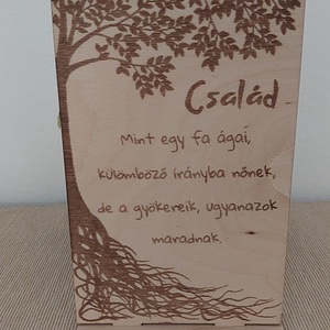  Fa talpas tábla család, Otthon & Életmód, Dekoráció, Kép & Falikép, Táblakép, Gravírozás, pirográfia, MESKA