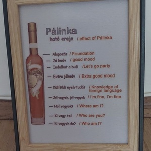 Pálinka, Kellékek & szerszámok, Fa, Képkeret, Mindenmás, MESKA