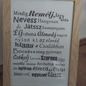 Mindig remélj, Kellékek & szerszámok, Fa, Képkeret, Mindenmás, MESKA