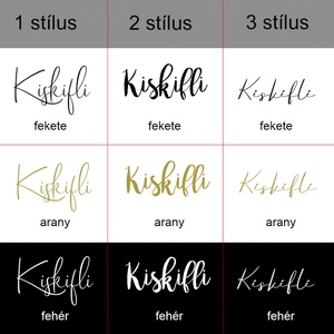 Karácsonyi gömb, egyedi, névre szóló felirattal - üveg karácsonyfa dísz  - Arany - karácsony - karácsonyi lakásdekoráció - karácsonyfadíszek - Meska.hu