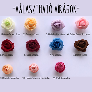 VIRÁGBOX, rózsadoboz - névre szóló - különleges ajándék születésnapra, babaköszöntőre, gyerekszoba dekorációnak - fekete - otthon & lakás - dekoráció - fali és függő dekoráció - falra akasztható dekor - Meska.hu