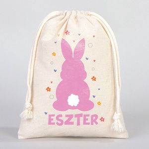 Névre szóló húsvéti zsák - rózsaszín - Meska.hu