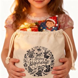 Boldog Karácsonyt! mikulás zsák - 101322, Karácsony, Mikulás, Mikulás zsák, Mindenmás, MESKA
