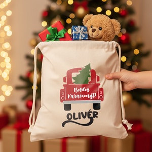 Névre szóló mikulás zsák - Autós 1 - 101324, Karácsony, Mikulás, Mikulás zsák, Mindenmás, MESKA