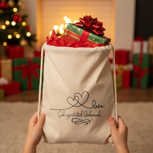 Névre szóló mikulás zsák - Love - 101330 - Meska.hu