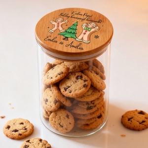 Névre szóló cukorkás üveg - Karácsonyi - Meska.hu