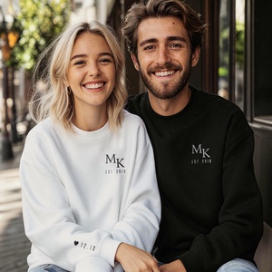 Páros ajándék - pulcsi szett - kezdőbetűs - Meska.hu