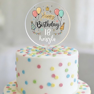 Névre szóló TORTADÍSZ - egyedi tortabeszúró, Otthon & Életmód, Konyhafelszerelés, tálalás, Sütés, főzés, Sütidísz, Mindenmás, MESKA