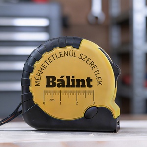 Névre szóló MÉRŐSZALAG férfiaknak - mérhetetlenül szeretlek, Otthon & Életmód, Ház & Kert, Szerszám & Eszközök, Mindenmás, MESKA