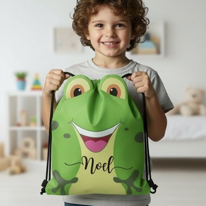 Névre szóló békás hátizsák - gyerekeknek, Táska & Tok, Hátizsák, Tornazsák, Gymbag, Mindenmás, Ezt a névre szóló állatos hátizsákot imádni fogja! Kedves és hasznos ajándék.
Bármilyen névvel kérh..., MESKA