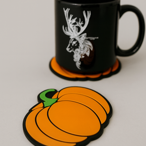Tök alakú poháralátét (2 db), Otthon & Életmód, Dekoráció, Halloween, Halloweeni asztaldísz, Mindenmás, MESKA