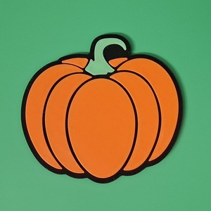 Tök alakú poháralátét (2 db) - otthon & életmód - dekoráció - halloween - halloweeni asztaldísz - Meska.hu