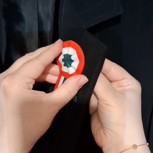 Mágneses kokárda - ékszer - kitűző és bross - Meska.hu