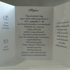 Esküvői meghívó  - esküvő - meghívó & kártya - meghívó - Meska.hu