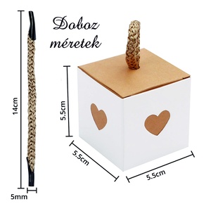 Vintage esküvői ajándék doboz  - esküvő - emlék & ajándék - köszönőajándék - Meska.hu