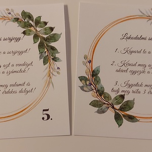 Egyedi mintás esküvői sorsjegy - esküvő - meghívó & kártya - meghívó - Meska.hu